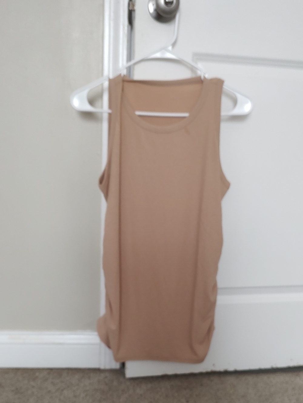 Amazon Women’s Maternity Tank Top in Beige